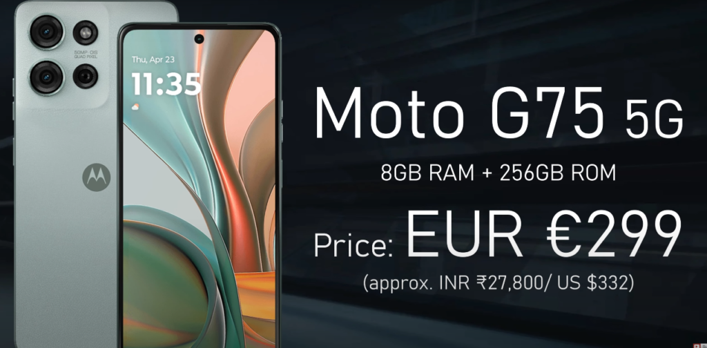 Moto G75 Price